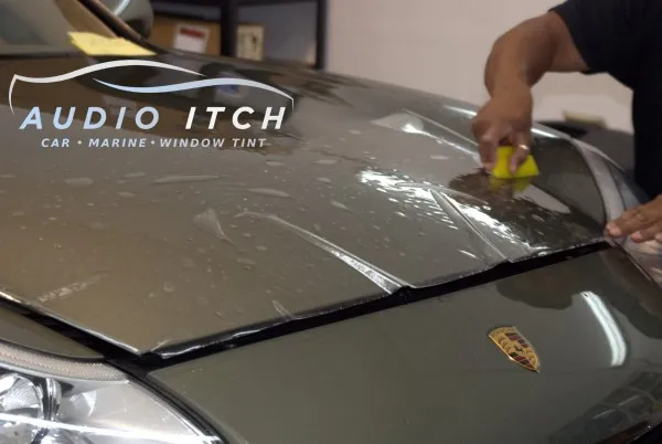 Ceramic coating gloss finish